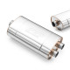 1x vstup / 2x výstup Nerezový stredový tlmič 70mm RM Motors | race-shop.sk
