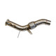 Down pipe, dump pipe RACES downpipe bez katalyzátora pre BMW E60 E61 535D, 76 mm | race-shop.sk
