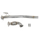 Down pipe, dump pipe RACES downpipe bez katalyzátora pre Seat Leon 1M (1999-2006) 1.9TDI | race-shop.sk