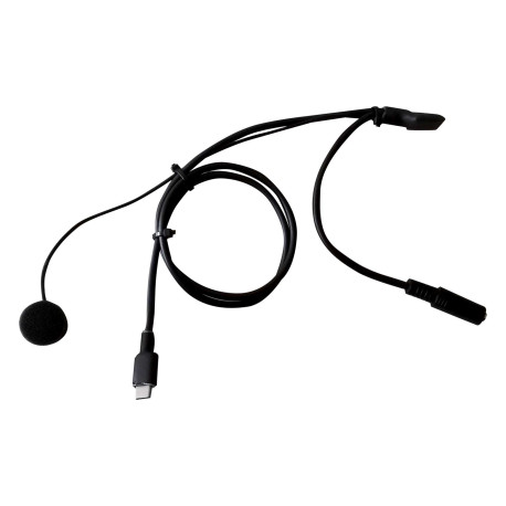 Slúchadlá / headsety ZeroNoise FULL FACE USB-C CONNECTOR PRE PIT-LINK TRAINER s 3,5 mm stereo konektorom pre slúchadla do uší | race-shop.sk