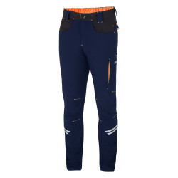 Technical Nohavice SPARCO KANSAS modrá/oranžová
