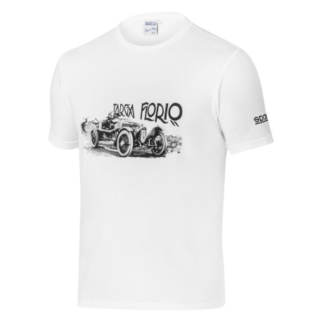 Tričká Tričko SPARCO TARGA FLORIO DESIGN, biela | race-shop.sk