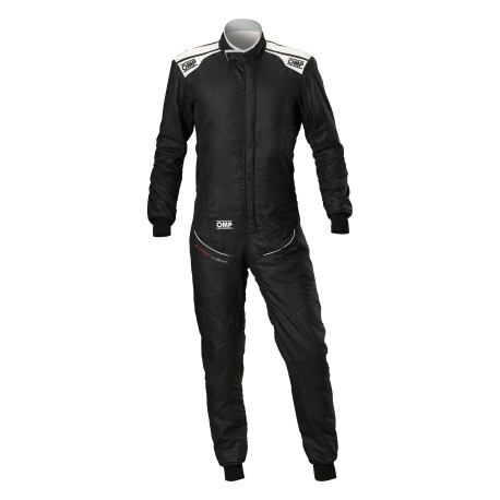 Kombinézy FIA pretekárska kombinéza OMP TECNICA SuperLight, čierna/strieborná | race-shop.sk