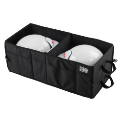 Skladací box na prilbu OMP, čierny