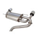 Výfukové systémy XFORCE XForce 2.5" Cat-Back System for SUBARU BRZ 2012-2022 Z1 | race-shop.sk