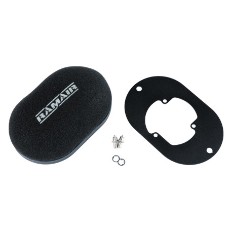 Filtre pre karburátory RAMAIR domed carb air filter with baseplate to fit Pierburg 2E2, 2E3, 2E-E | race-shop.sk