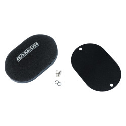 RAMAIR domed carb air filter with blank baseplate