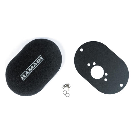 Filtre pre karburátory RAMAIR domed carb air filter with baseplate to fit SU HS6 (Mini Offset) | race-shop.sk