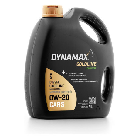 Motorové oleje a aditíva Motorový olej DYNAMAX GOLDLINE LONGLIFE FE 0W20 4 L | race-shop.sk