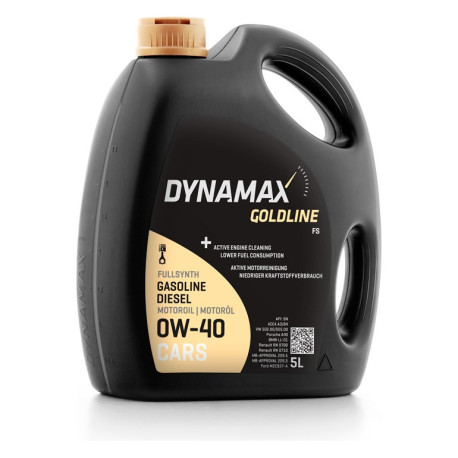 Motorové oleje a aditíva Motorový olej DYNAMAX GOLDLINE FS 0W40 5 L | race-shop.sk