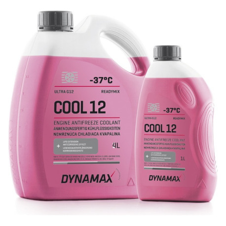 Chladiace kvapaliny Chladiaca kvapalina DYNAMAX COOL ULTRA 12 READYMIX -37 4 L | race-shop.sk