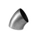 Nerezové kolená 90° Stainless steel pipe- elbow 45°, 76mm, short | race-shop.sk
