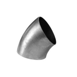 Stainless steel pipe- elbow 45°, 76mm, short