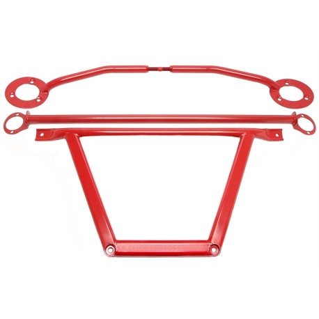 Rozpery TA-TECHNIX sada 3 rozpier pre BMW 3er E36 93-00, oceľ, červená | race-shop.sk