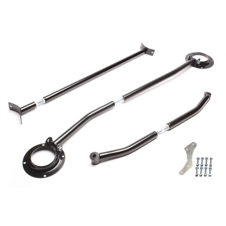 Rozpery TA-TECHNIX sada 3 rozpier pre VW Corrado 53I, oceľ, čierna | race-shop.sk