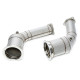 Down pipe, dump pipe TA-TECHNIX downpipe s katalyzátorom pre Audi A4 Avant B9 2017+ (s tepelným štítom a katalyzátorom 200 CPSI) | race-shop.sk