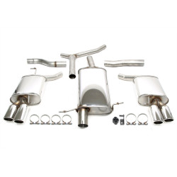 TA-TECHNIX nerezový duplex cat-back výfuk pre Audi A5 B8 2006+, 2× 80 mm ľavá / 2× 80 mm pravá