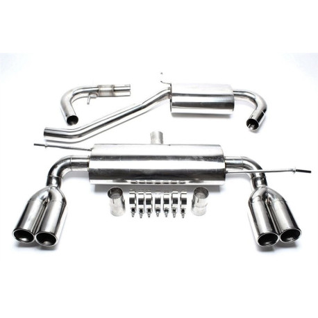 Výfukové systémy TA Technix TA-TECHNIX nerezový duplex cat-back výfuk pre VW Golf Plus 1KP, 2× 76 mm ľavá / 2× 76 mm pravá | race-shop.sk