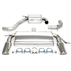 TA-TECHNIX nerezový duplex cat-back výfuk pre Audi A3 8P 2003+, 100 mm ľavá / 100 mm pravá