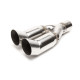 S dvoma výstupmi TA-TECHNIX nerezová koncovka výfuku, 2× 76 mm DTM | race-shop.sk