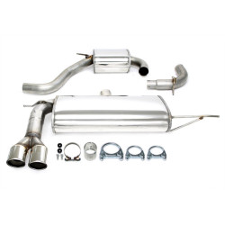 TA-TECHNIX nerezový cat-back výfuk pre Audi A3 Sportback 8P 2004+, 2× 80 mm