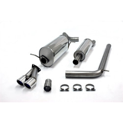 TA-TECHNIX nerezový cat-back výfuk pre Skoda Fabia 5J 2010+, 2× 80 mm