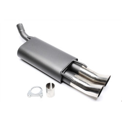 TA-TECHNIX športový koncový tlmič pre Opel Corsa B S93 1993-2000, 2× 76 mm DTM