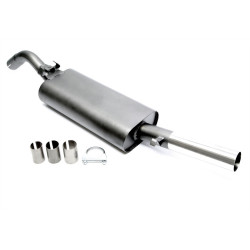TA-TECHNIX športový koncový tlmič pre VW Golf II 19E 1983-1991, 60 mm