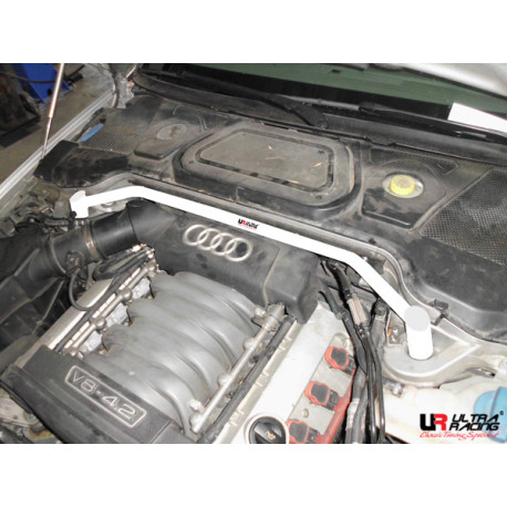 Rozpery ULTRA RACING 2-bodová predná horná rozpera pre Audi A8 D3 Typ 4E 4.2 V8 FSI 4WD 02-09 | race-shop.sk