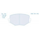 Brzdové dosky CL brakes Brzdové dosky CL Brakes 4107RC6 | race-shop.sk