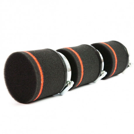 Univerzálne filtre pre motocykle Motocyklový penový filter Ramair Red & Black 43mm | race-shop.sk