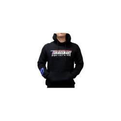 Mikina s kapucňou TURBOSMART Basic, čierna