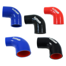 Silikónová hadica - redukčné koleno 90° - 45mm (1,77") na 57mm (2,25")