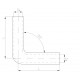 Kolená 90° redukčné Silikónová hadica - redukčné koleno 90° - 51mm (2") na 70mm (2,75") | race-shop.sk