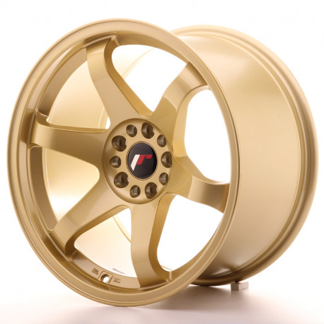 Hliníkové disky Japan Racing JR3 18x10 ET25 5x112/114,3 Gold | race-shop.sk