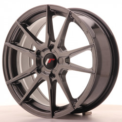 Japan Racing JR21 17x7 ET35-40 5H BLANK, Hyper Black