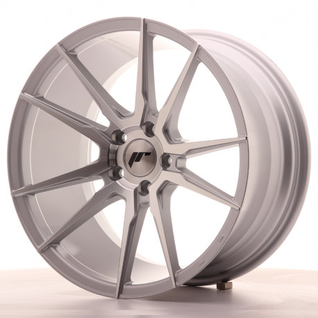 Hliníkové disky Japan Racing JR21 18x9,5 ET40 5x112 Silver Machined | race-shop.sk