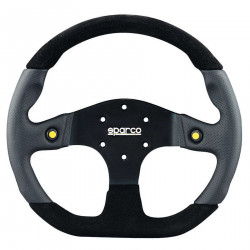 3 ramenný športový volant Sparco L999, 330mm, alcantara, bez odsadenia, čierna/žltá/sivá