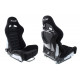 Športové sedačky Bez FIA homologizácie polohovateľné Športová sedačka SLIDE X3 semiš | race-shop.sk