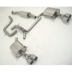 70mm Duplex Výfuk Ford Mondeo (BA7) - s certifikátom ECE (881227TD-X)