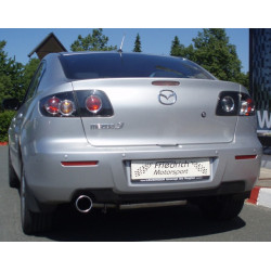 Športový tlmič výfuku Mazda 3 (BK) sedan - s certifikátom ECE (922204A-X)