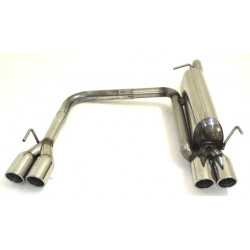 Duplex Športový tlmič výfuku Mitsubishi Colt CZT Z30 - s certifikátom ECE (970602TD-X)