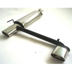 Duplex Športový tlmič výfuku (nerez) - s certifikátom ECE (971400AD-x)