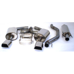 3"(76mm) Duplex Výfuk Opel Vectra C - s certifikátom ECE (991139-X3-X)