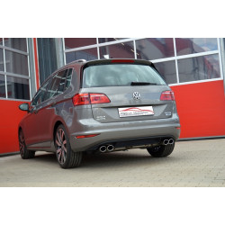 76mm Výfukový systém- Duplex VW Golf VII Sportsvan - s certifikátom ECE (991450A-X3-X)