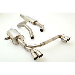 3"(76mm) Duplex Výfuk Renault Megane III Grandtour (Typ Z) inkl. GT - s certifikátom ECE (991912-X3-X)
