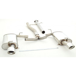 3"(76mm) Duplex Výfuk Mazda 6 MPS - s certifikátom ECE (992205T-X3-X)