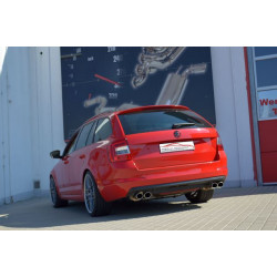 76mm Výfukový systém- Duplex Skoda Octavia 5E - s certifikátom ECE (992511AT-X3-X)