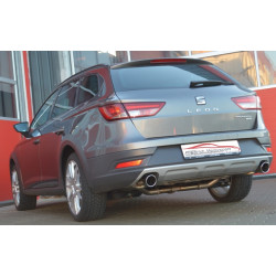 76mm Výfukový systém- Duplex Seat Leon 5F ST X-PERIENCE - s certifikátom ECE (992711XT-X3-X)