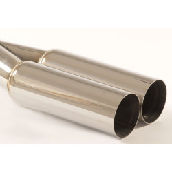 Koncovka výfuku 2x70mm (ostrý okraj) (ER-56)